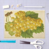 Witte Gele Druivenwijn Ephemera Decoupage Tissuepapier (Craft)