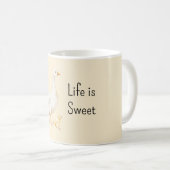 Witte Gele Eenden Koffiemok (Voorkant rechts)