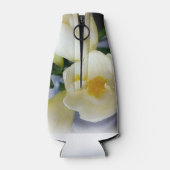 witte gele fresia flesjeskoeler (Achterkant)