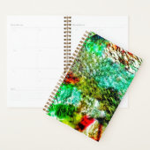 Witte gele gladde planner, Kalmerende textuur jofu Planner (Display)