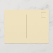 Witte Gele Narcissen Bloem Briefkaart (Achterkant)