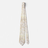 witte gele wilde bloemen stropdas (Voorkant)