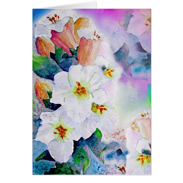 Witte gelilies (Voorkant)