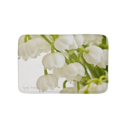 Witte gelilies badmat (Voorkant)