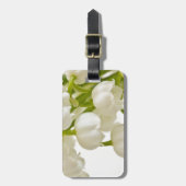 Witte gelilies bagagelabel (Voorkant verticaal)