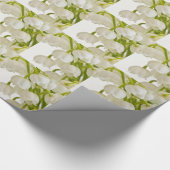Witte gelilies cadeaupapier (Hoek)