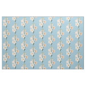 witte gelilies Floral Stof (Fat Quarter)