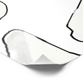 Witte gelilies foto afdruk (Hoek)