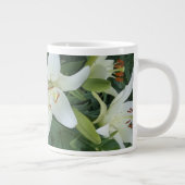 Witte gelilies grote koffiekop (Rechts)