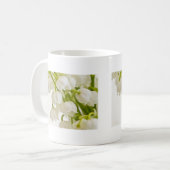 Witte gelilies koffiemok (Voorkant links)