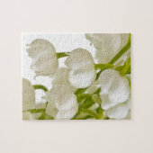Witte gelilies legpuzzel (Horizontaal)