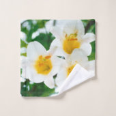 Witte gelilies - Lily Flower Lilium candidum Bad Handdoek (Wasdoekje)