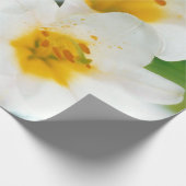 Witte gelilies - Lily Flower Lilium candidum Cadeaupapier (Hoek)