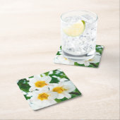 Witte gelilies - Lily Flower Lilium candidum Kartonnen Onderzetters (Insitu)