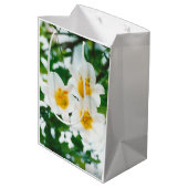 Witte gelilies - Lily Flower Lilium candidum Medium Cadeauzakje (Achterkant Gekanteld)