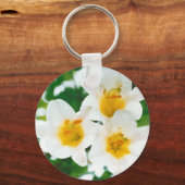 Witte gelilies - Lily Flower Lilium candidum Sleutelhanger (Voorkant)