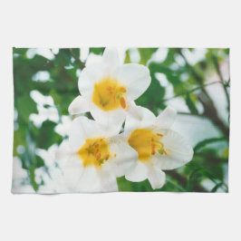 Witte gelilies - Lily Flower Lilium candidum Theedoek