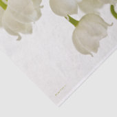 Witte gelilies tissuepapier (Detail)
