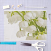 Witte gelilies tissuepapier (Craft)