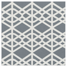 Witte geometrie op donkere achtergrondstof 1 stof