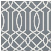 Witte geometrie op donkere achtergrondstof stof (Close Up)