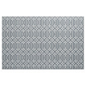 Witte geometrie op donkere achtergrondstof stof (Fat Quarter)