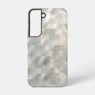 Witte Geometrische polygons Galaxy S22-Hoesjes Samsung Galaxy Hoesje