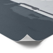 Witte Gepantserde Cyborg Mecha Sci-Fi Stripboek Ku Poster (Hoek)