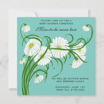Witte Gerber Madeliefjes Bloemen Jongen Baby Showe