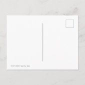 Witte Gerbera Daisy Briefkaart (Achterkant)