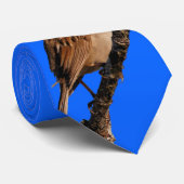 Witte-Gesneden Sparrow Zingingen aan de Zon Stropdas (Opgerold)