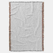 Witte getextureerde steen, zwart-wit Abstracte kun Deken (Voorkant Verticaal)