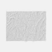 Witte getextureerde steen, zwart-wit Abstracte kun Fleece Deken (Voorkant (Horizontaal))