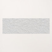 Witte getextureerde steen, zwart-wit Abstracte kun Yogamat (Achterkant (horizontaal))