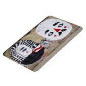 Witte gezichten magneet (Linkerzijde)