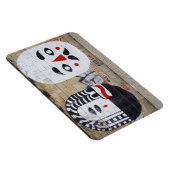 Witte gezichten magneet (Rechterzijde)