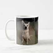 witte gis pup koffiemok (Links)