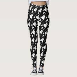 Witte gitaarLeggings Leggings