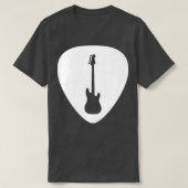 Witte gitarist t-shirt (Design voorkant)