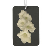 Witte Gladiola Bloem Luchtverfrisser (Achterkant)