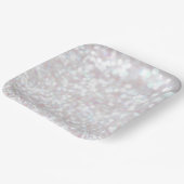 Witte glanspapier bord (Gebogen)