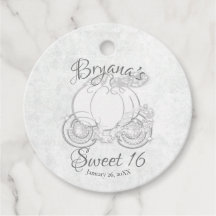 Witte glanzende Assepoester Koets Trouwcadeau 