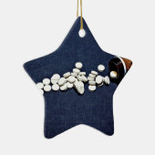 Witte glazen flesje keramisch ornament (Rechts)