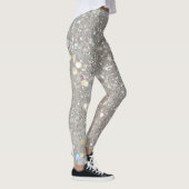 Witte Glitter Feest Leggings (Rechts)