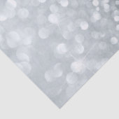 Witte Glitter Fonkelende Glans Sweet 16 Feestje Tissuepapier (Detail)