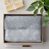 Witte Glitter Fonkelende Glans Sweet 16 Feestje Tissuepapier (Geschenk)
