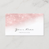 Witte Glitter Makeup Artist Lashes van het park Visitekaartje (Voorkant)