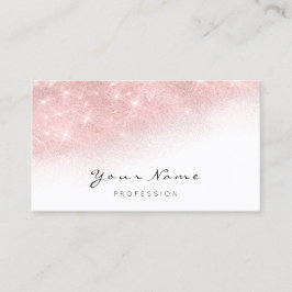 Witte Glitter Makeup Artist Lashes van het park Visitekaartje