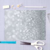 Witte Glitter Sparkly Sparkle Sweet 16 Party Tissuepapier (Craft)