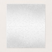 Witte glitter | Vette Kaarten (Binnenkant ongevouwen)